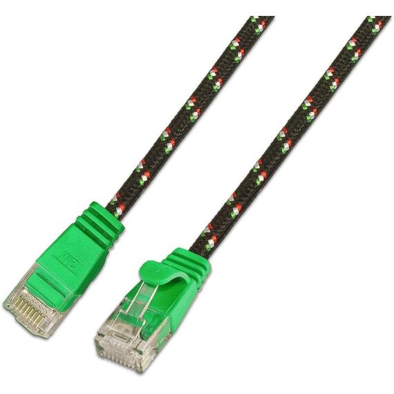 SLIM Patchcords Tough UTP Netzwerkkabel Grün 3 m Cat6 U/UTP (UTP) Flach, Farbe: Grün, Länge: 3 m, 2 image