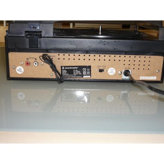 Soundmaster PL 186 Aluminium, Transparent