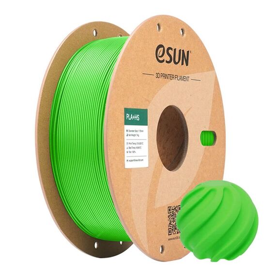 eSUN PLA+HS Polyacticsäure (PLA) Grün 1 kg
