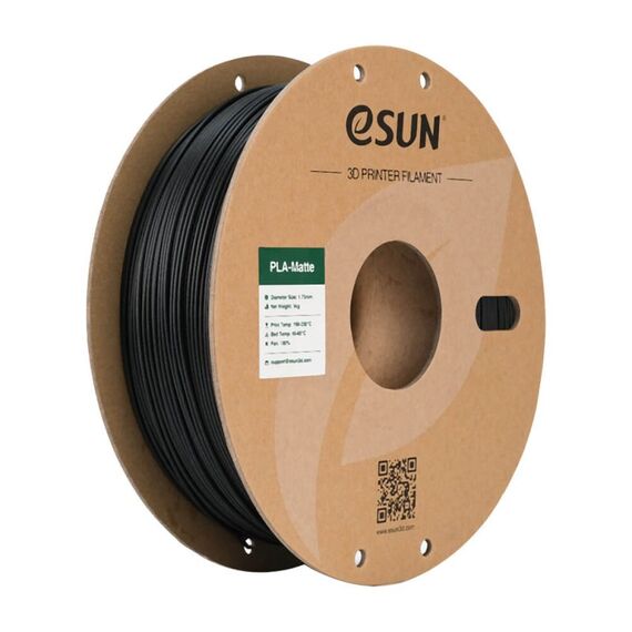 eSUN PLA-Matte Polyacticsäure (PLA) Schwarz 1 kg