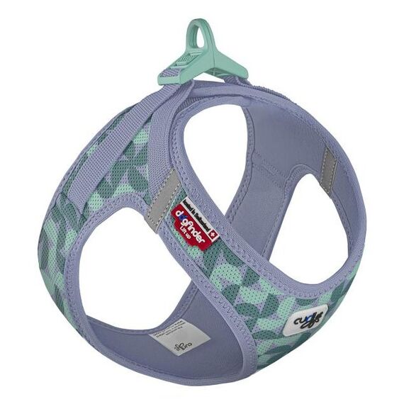 Curli Vest Geschirr Air-Mesh LE26 Blau, Grau Netz Hund Zugfreier Gurt