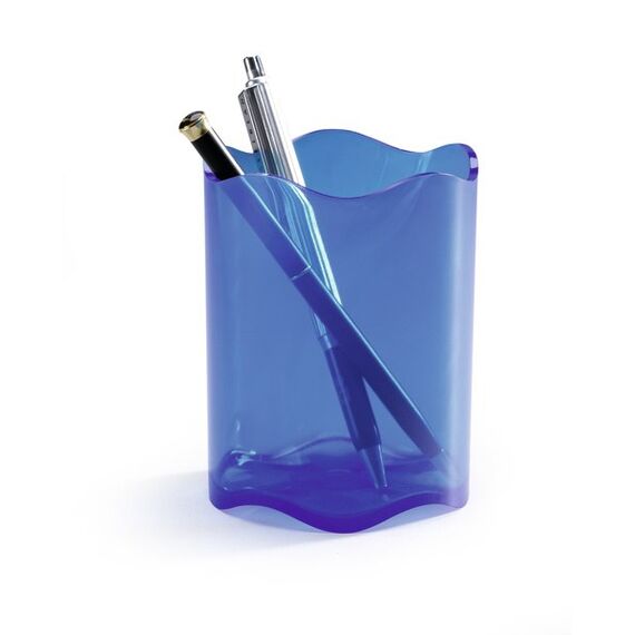 Durable 1701235540 Stiftehalter Blau, Durchscheinend