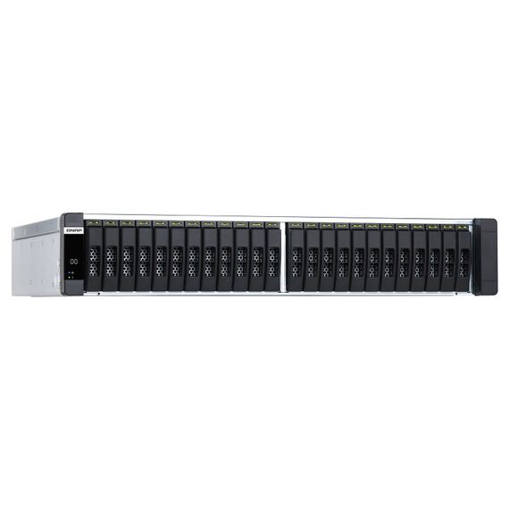 QNAP ES2486dc NAS Rack (2U) Intel® Xeon® D D-2142IT 128 GB DDR4 0 TB QNAP Enterprise System Schwarz, Kapazität: 0 GB|128 GB