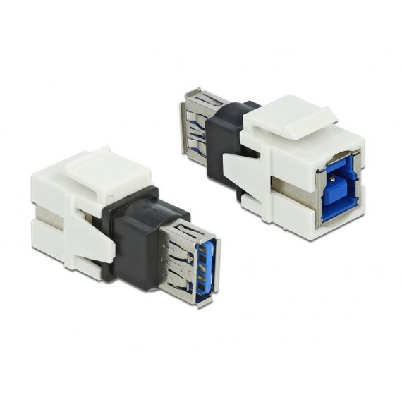 DeLOCK 86394 Keystone-Modul, Farbe: Weiß