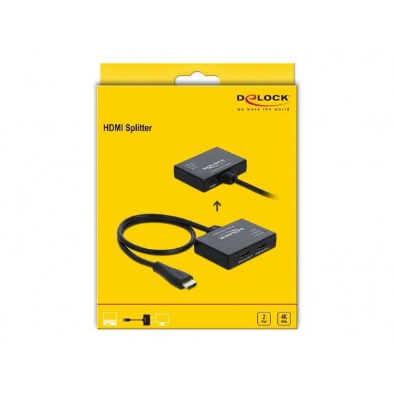 DeLOCK 87747 Videosplitter HDMI 2x HDMI, 2 image