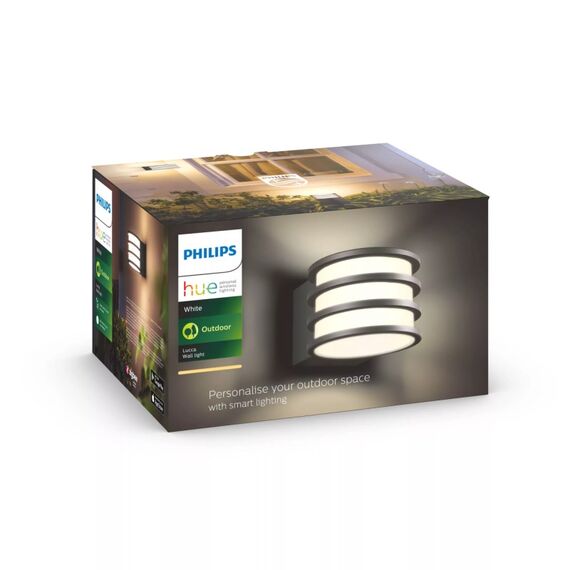 Philips Hue White Lucca Outdoor Wandleuchte anthrazit, 3 image