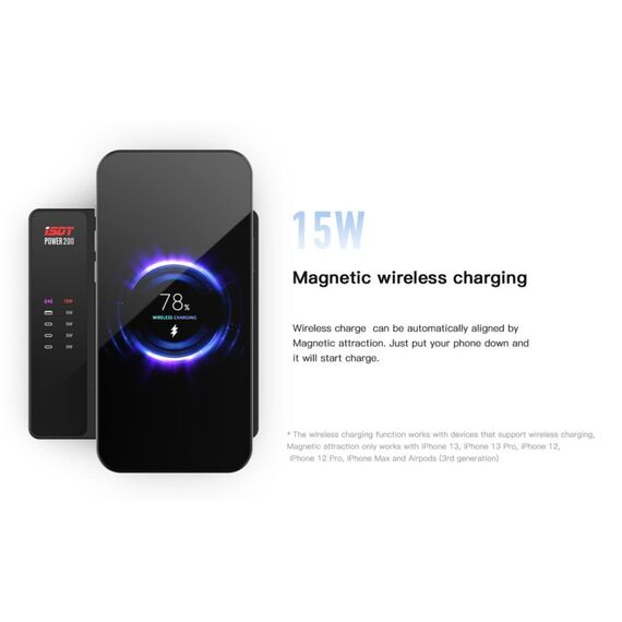 ISDT Power 200 H Universal Schwarz AC Kabelloses Aufladen Schnellladung Drinnen, 6 image