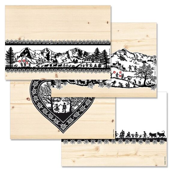 Trendform PP5597F Platzdeckchen Rechteck Mehrfarbig 12 Stück(e)