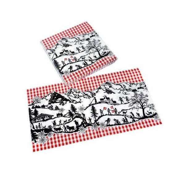 Trendform Swiss vichy Papier Rot, Weiß 20 Stück(e)
