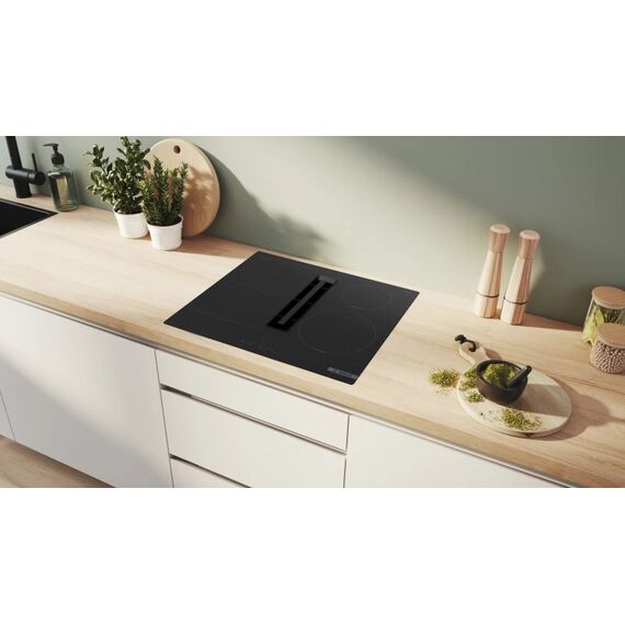 Bosch Serie 4 PVS601B16E Kochfeld Schwarz Integriert 60 cm Zonen-Induktionskochfeld 4 Zone(n) Integrierte Haube, 4 image