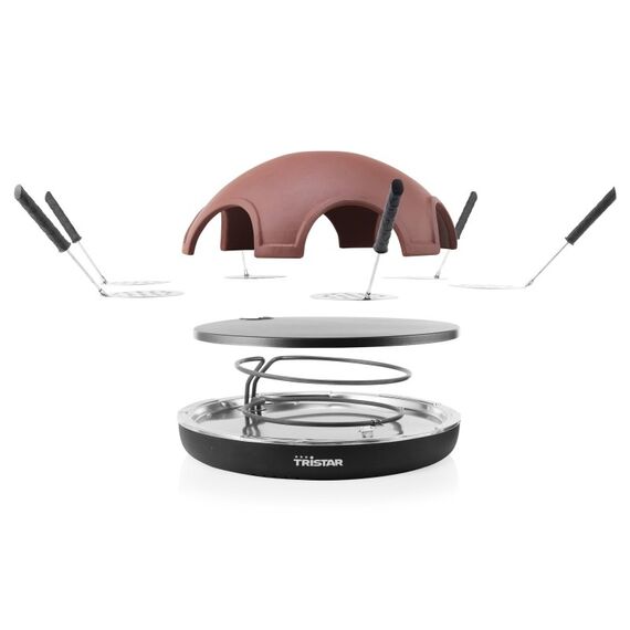 Tristar PZ-9156 Pizzamacher/Ofen 6 Pizza/Pizzen 1200 W Schwarz, Braun, 5 image