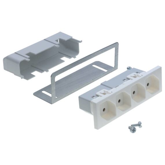 R&M R171624 Steckdose T13 Grau, Weiß