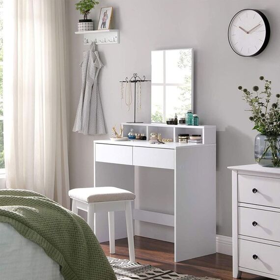Vasagle RDT113W01 Schminkkommode für Schlafzimmer, 3 image