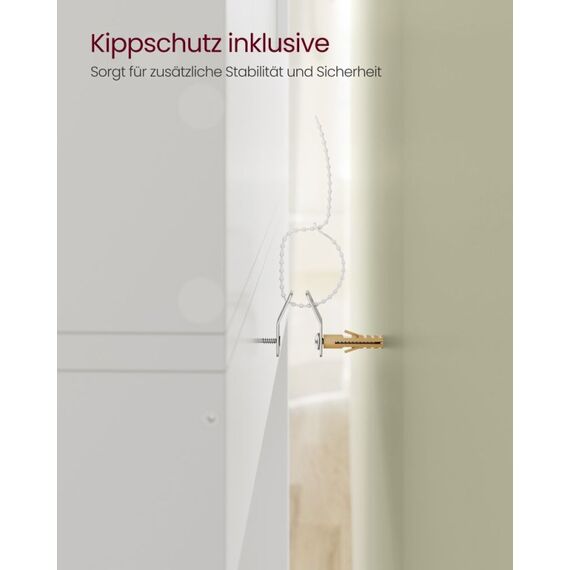 Vasagle RDT118W01 Schminkkommode für Schlafzimmer, 4 image