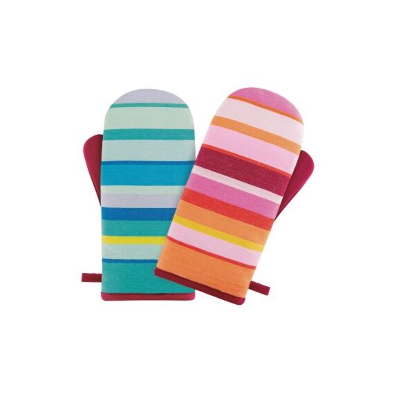 REMEMBER REOH07 Topfuntersetzer / Topflappen Ofenhandschuhe 2 Stück(e) Mehrfarbig Baumwolle, Polyester