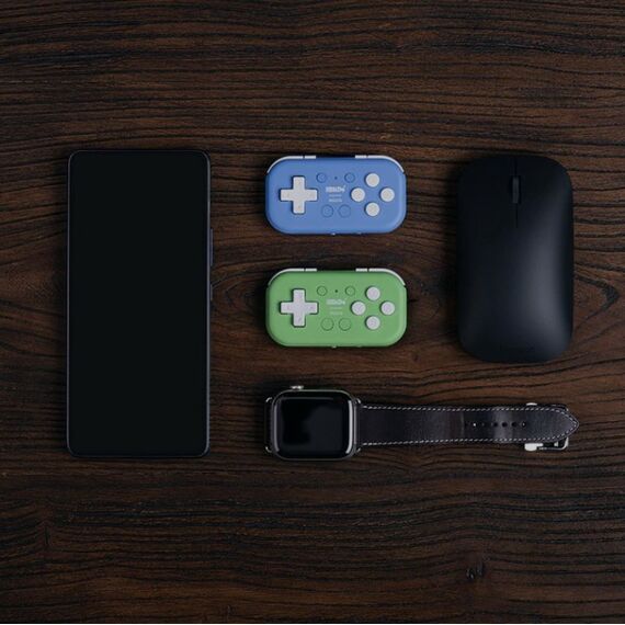 8Bitdo Micro Grün USB Gamepad Android, Nintendo Switch, PC, iOS, Farbe: Grün, 16 image