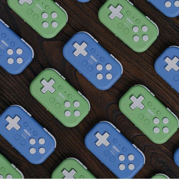 8Bitdo Micro Grün USB Gamepad Android, Nintendo Switch, PC, iOS, Farbe: Grün, 17 image