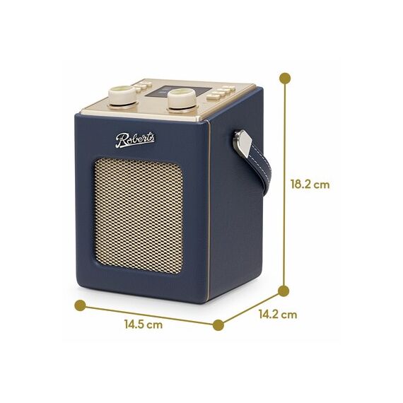 Roberts Radio Revival Mini 2 Tragbar Analog & Digital Navy, Farbe: Navy, 4 image