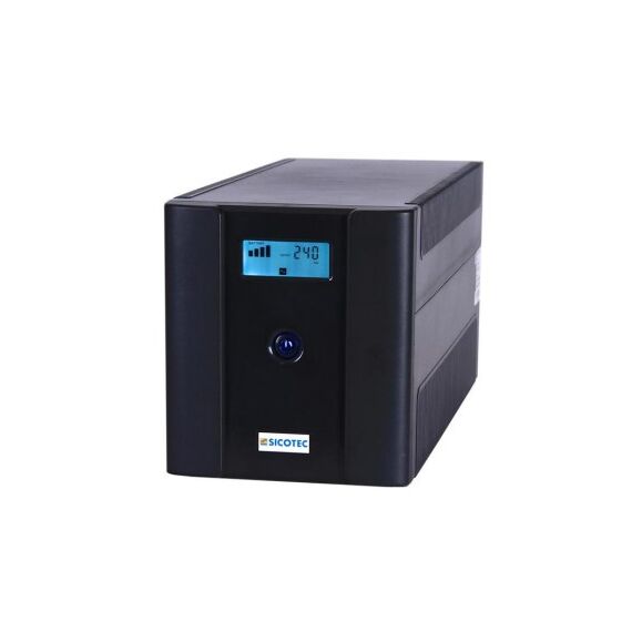 Sicotec AG RPT-1500AP Unterbrechungsfreie Stromversorgung (USV) Line-Interaktiv 1,5 kVA 900 W 6 AC-Ausgänge
