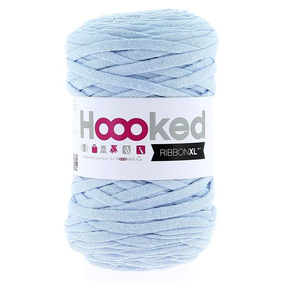 Hoooked RibbonXL Garn, Farbe: Light Blue Shades