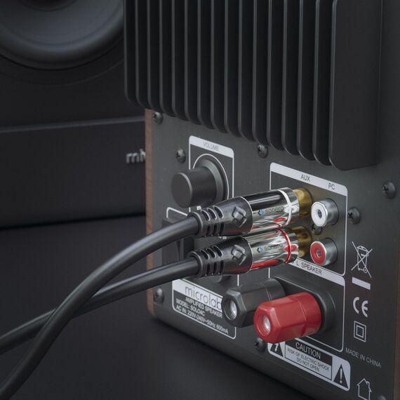 sonero S-AC900-050 Audio-Kabel 5 m RCA 2 x RCA Schwarz, 4 image