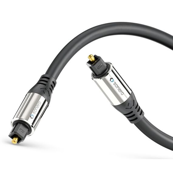 sonero S-OC100-100 Audio-Kabel 10 m Toslink Schwarz, Farbe: Schwarz, Länge: 10 m, 2 image