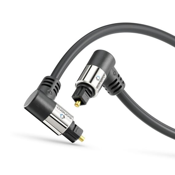 sonero S-OC120-010 Audio-Kabel 1 m Toslink Schwarz, Farbe: Schwarz, Länge: 1 m, 2 image