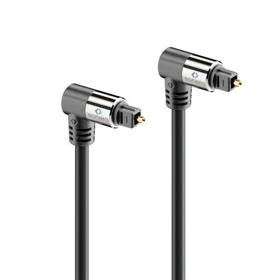 sonero S-OC120-030 Audio-Kabel 3 m Toslink Schwarz, Farbe: Schwarz, Länge: 3 m