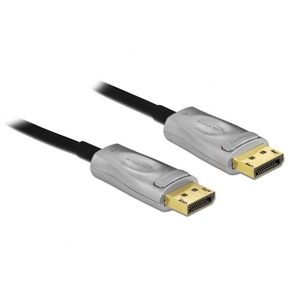DeLOCK 85885 DisplayPort-Kabel 10 m Schwarz, Farbe: Schwarz, Länge: 10 m