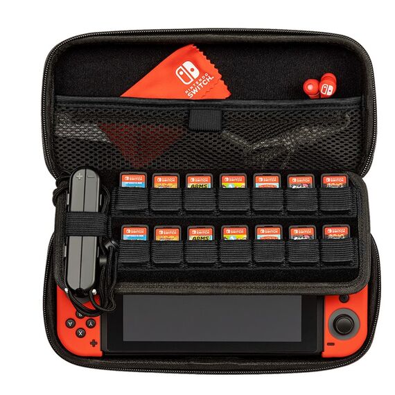 PDP 500-152-EU Schutzhülle für tragbare Spielkonsolen Hartschalenkoffer Nintendo Schwarz, Grau, Rot