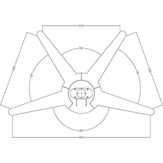 Multibrackets 5378 Halterung für Schilderdisplays 139,7 cm (55") Silber, 3 image
