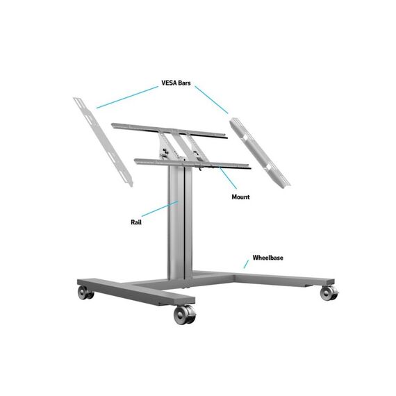 Multibrackets 6829 Halterung für Schilderdisplays 139,7 cm (55") Silber, 4 image