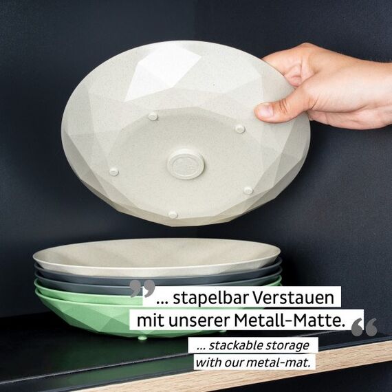 Silwy S0TE-1407-2-S Teller Frühstücksteller Rund Kunststoff Sand 2 Stück(e), Farbe: Sand, 6 image