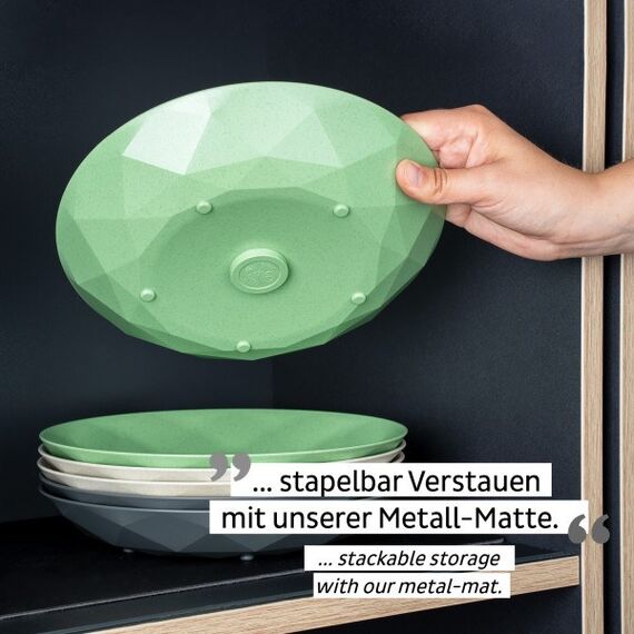 Silwy S0TE-1411-2-G Teller Frühstücksteller Rund Kunststoff Grün 2 Stück(e), Farbe: Grün, 6 image