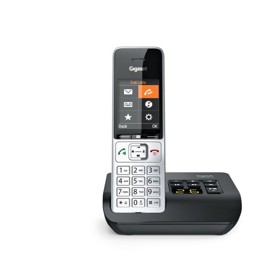 Gigaset Comfort 500A DECT-Telefon Anrufer-Identifikation Schwarz, Silber