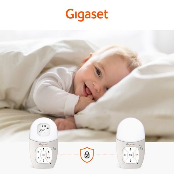 Gigaset Baby 100 Audio CH Version DECT-Babyfon Grau, Weiß, 3 image