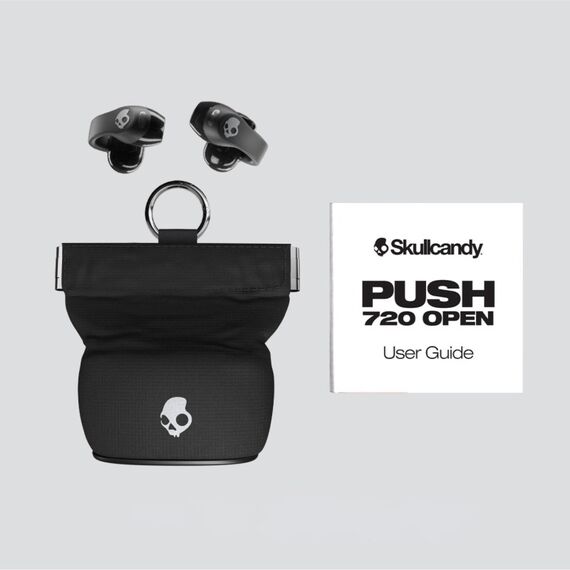 Skullcandy Push 720 Kopfhörer Kabellos Ohr-Clip Musik Bluetooth Schwarz, Silber, 5 image