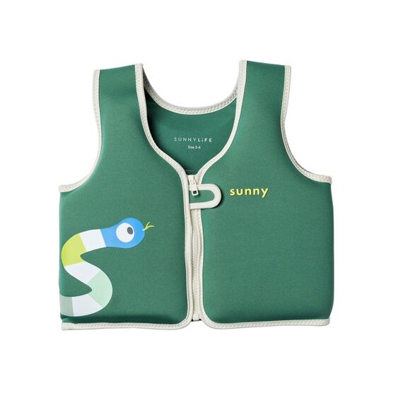 Sunnylife S61FVVJG Schwimmkörper für Babys Polyester Grün Schwimmweste, Farbe: Grün