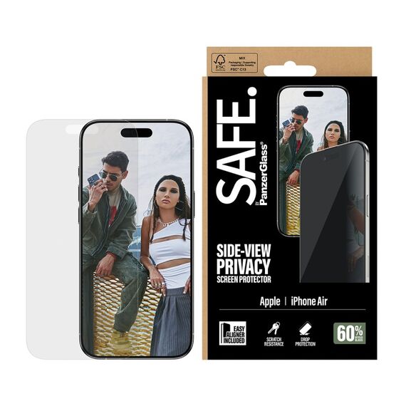 PanzerGlass SAFE. by ® 2-Way Privacy Displayschutz iPhone Air | Ultra-Wide Fit m. EasyAligner, 2 image