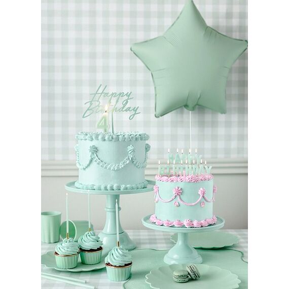 PartyDeco SCD-4-102 Kuchenkerze/Wunderkerze Grün 12 Stück(e), 3 image
