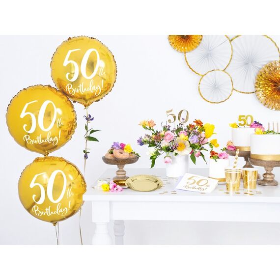 PartyDeco SCU3-5-019B Kuchenkerze/Wunderkerze Gold, Weiß 1 Stück(e), 4 image