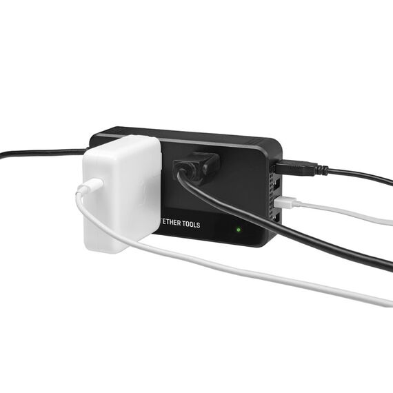 Tether Tools SDAC220 Verlängerungskabel 2 AC-Ausgänge Drinnen/Draußen Schwarz, 3 image