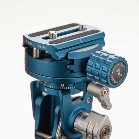 Benro Tilt Kopf Stativaufsatz Schwarz, Blau 1/4, 3/8", 5 image