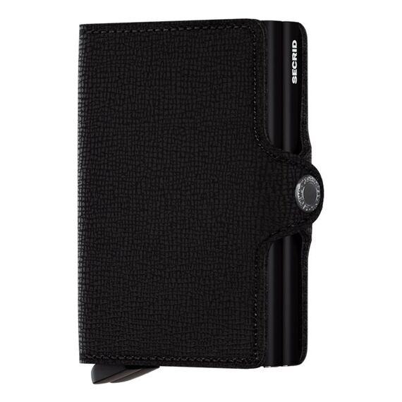 Secrid Twinwallet Briefttasche Schwarz Echtes Leder