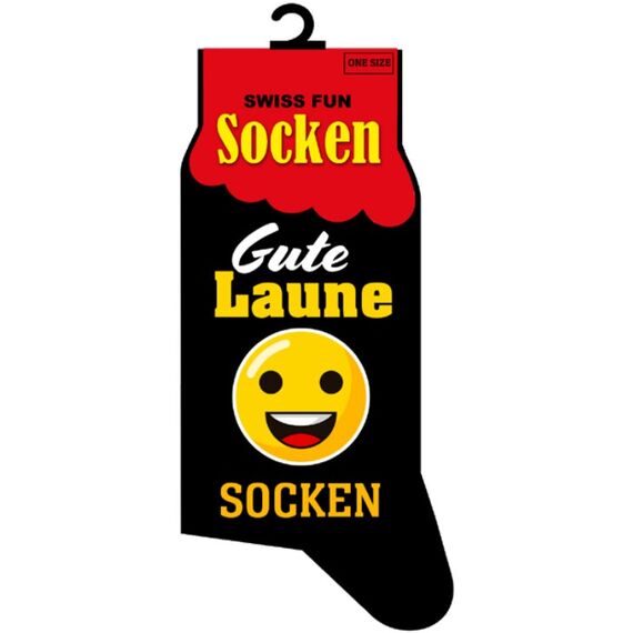 Trendcompany SF-173 Socke Unisex Crew-Socken Schwarz, Gelb 1 Paar(e)