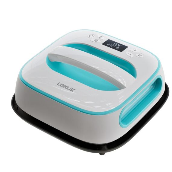 LOKLiK SG-RYJ-0140-EU-L-B2B Heizpresse 1200 W Blau, Weiß 255 x 255 mm 210 °C Eingebautes Display, 2 image