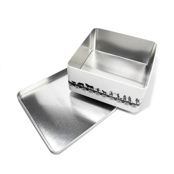Trendform SH1004 Aufbewahrungsbox Ablageschale Quadratisch Metall Schwarz, Weiß, 2 image