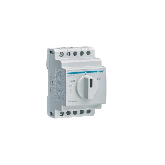 Hager SK210H Elektroschalter Drehschalter 1P Grau