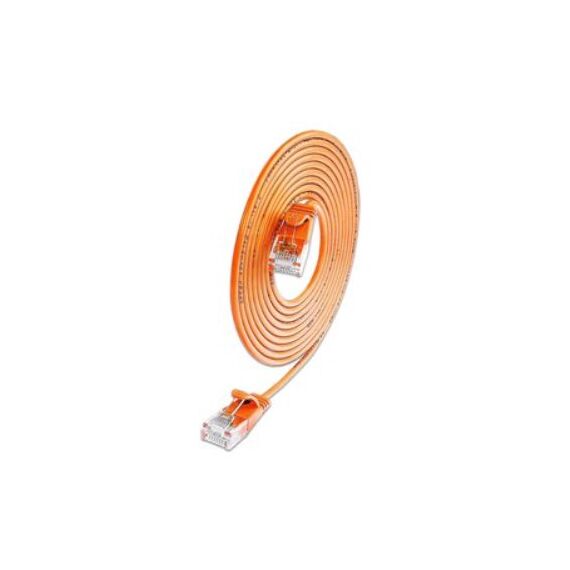 SLIM Patchcords SLIM-L-UU-K6A 1.5 OR Netzwerkkabel Orange 1,5 m Cat6a U/UTP (UTP)