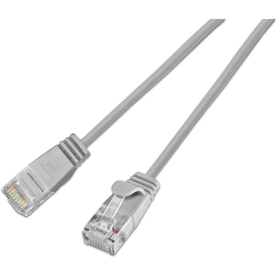 SLIM Patchcords SLIM-L-UU-K6A 2.0 Netzwerkkabel Grau 2 m Cat6a U/UTP (UTP), 2 image